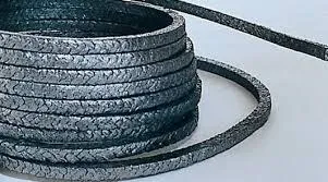 Tresse et bagues en graphite flexible