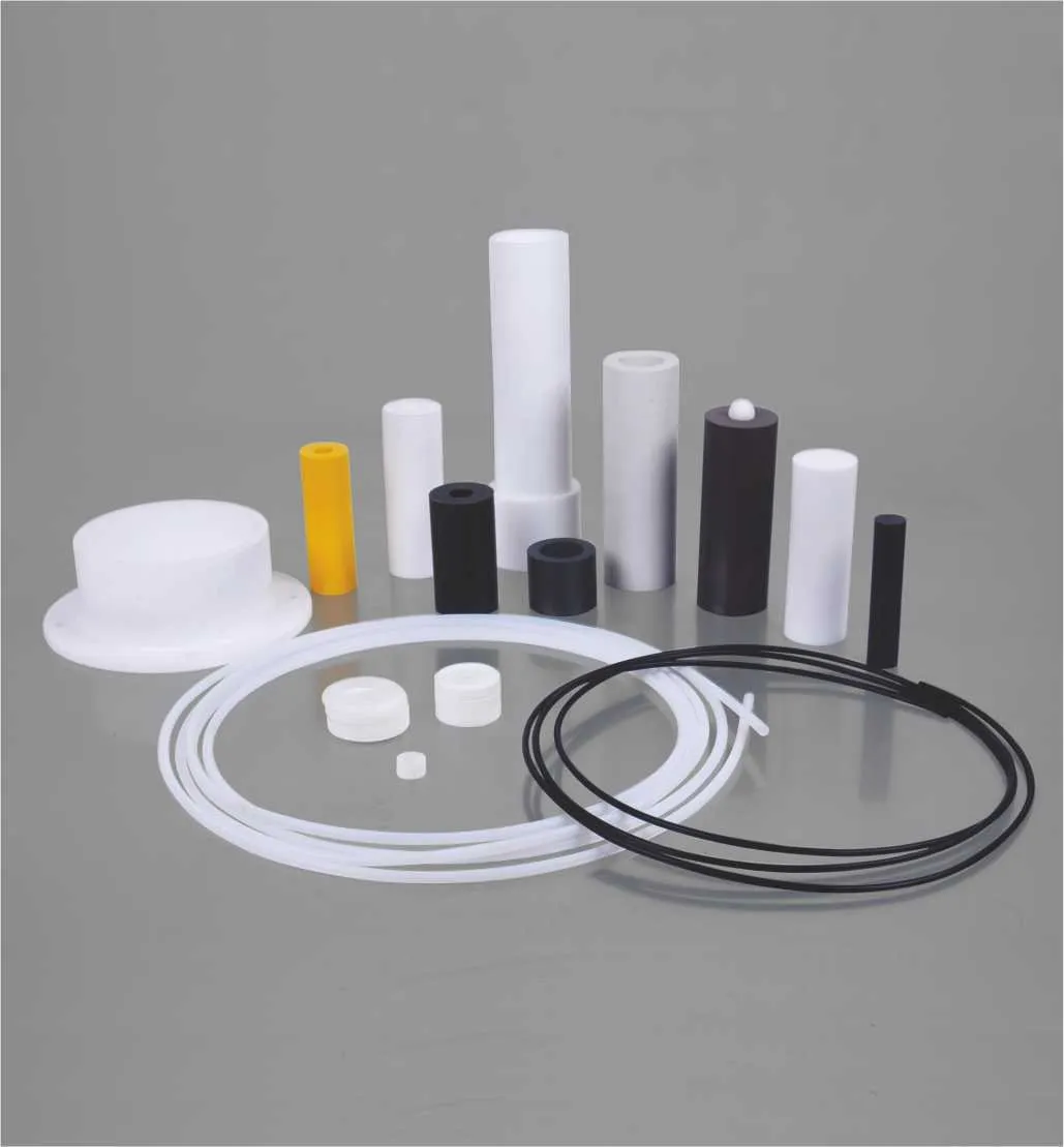 Tubes, barres, bagues et douilles PTFE